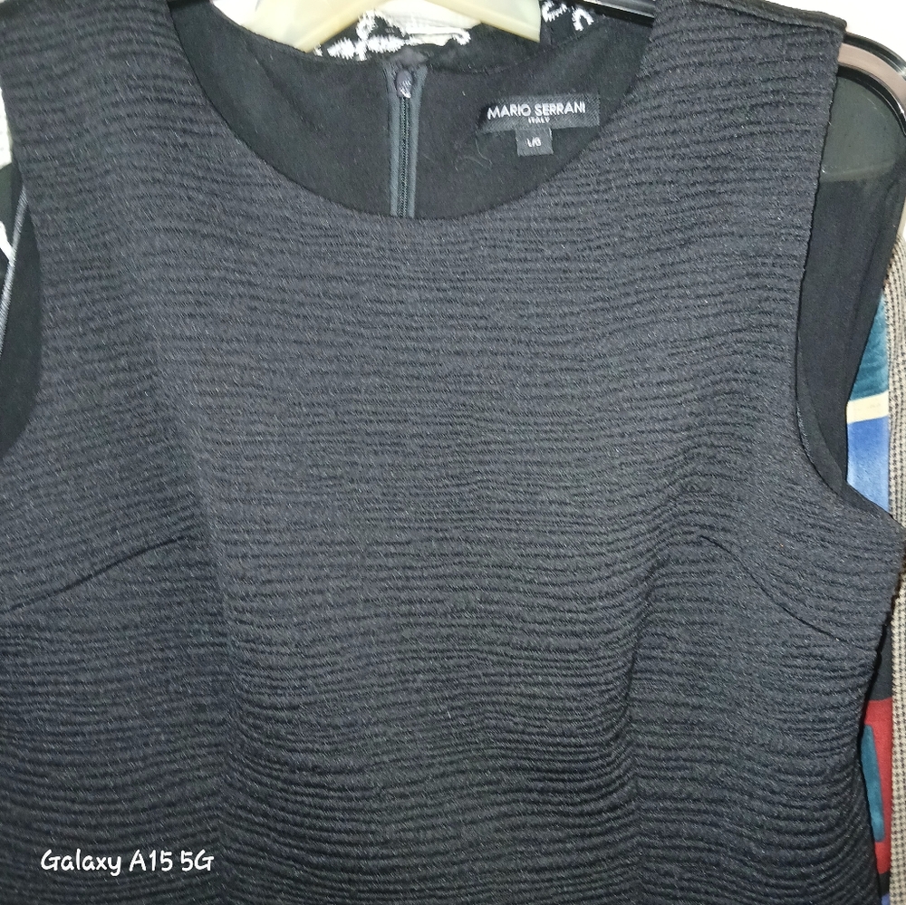 Mario Serrani Size Large Little Black Dress